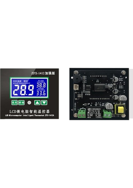 Sera Sıcaklık Kontrolü Için LCD Ekranlı Dijital Termostat 16A Yüksek Güçlü Sıcaklık Kontrol Cihazı (110-220V) (Yurt Dışından)