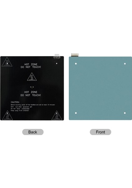 24V 3D Yazıcı Yatağı Mk3 Isıtma Platformu Alüminyum Plaka 235X235X3MM -3/-3 Pro Için 90 cm Yatağı Tel ile (Yurt Dışından)