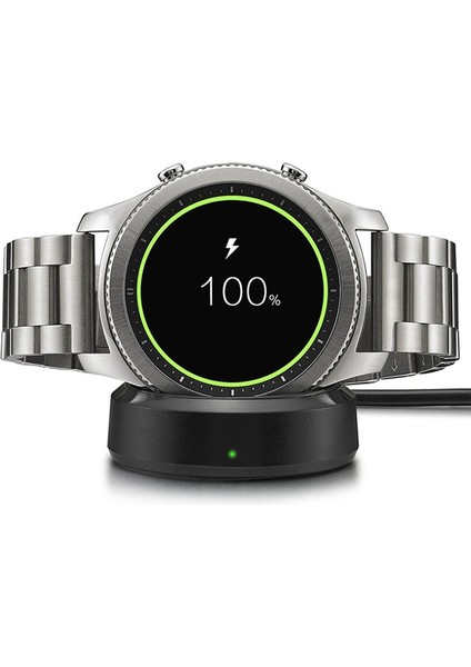 Gear S3 Frontier S2 Için Kablosuz Hızlı Şarj Cihazı Galaxy Watch Için Şarj Cihazı (Yurt Dışından)