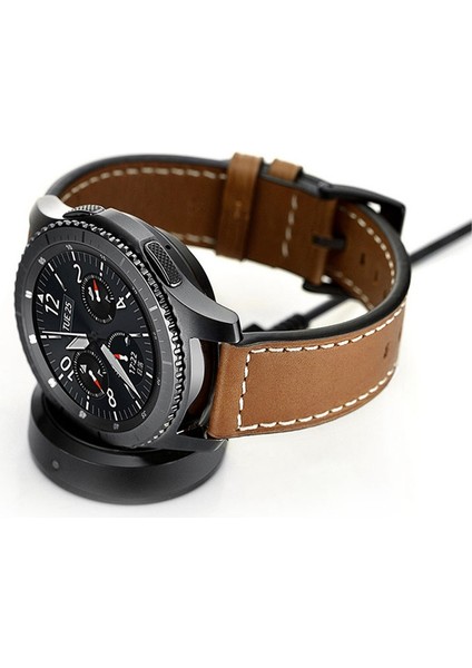 Gear S3 Frontier S2 Için Kablosuz Hızlı Şarj Cihazı Galaxy Watch Için Şarj Cihazı (Yurt Dışından)