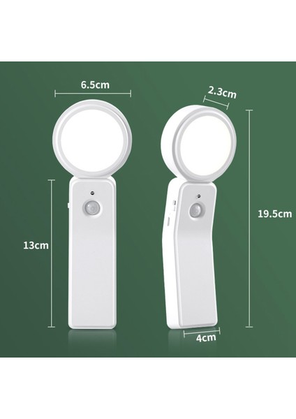 Hareket Sensörlü LED Gece Lambası, USB Şarj Edilebilir Lamba, Kabin 3 Mod (6 Led, Sıcak Işık) (Yurt Dışından) modelleri