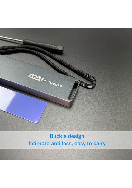 Nvme Mobil Katı Hal Sabit Disk Kutusu Nvme Usb3.0 Harici Sabit Disk Kutusu Desteği 2230 2242 2260 2280 HDD Kart Adaptörü (Yurt Dışından)