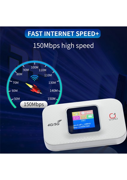 E5783 Artı 4g Lte Cat4 300 Mbps Taşınabilir Wifi Router Yuvası ile Araba Mobil Wifi 3000 Mah Pil Taşınabilir Yönlendirici (Yurt Dışından)