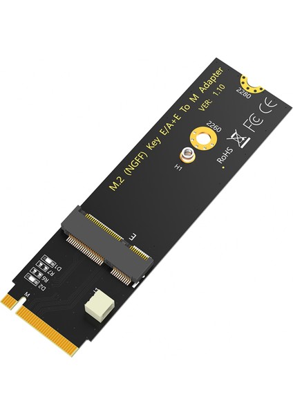 AX200/AX201/AX210 Için M.2 Ngff A+E Anahtar Wifi/bluetooth Kartından M.2 Anahtar M Adaptör Kartına (Yurt Dışından)