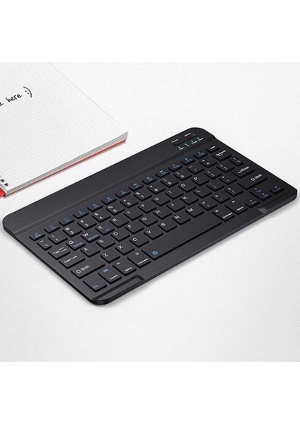 10 Inç Bluetooth Kablosuz Klavye, Tablet, Cep Telefonu, Dizüstü Bilgisayar, Masaüstü, Siyah Için Uygun (Yurt Dışından)