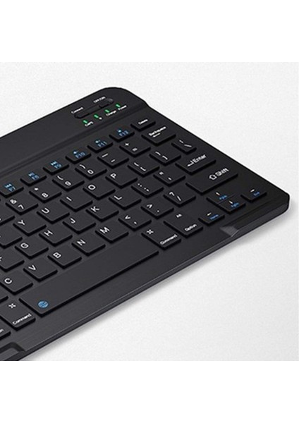 10 Inç Bluetooth Kablosuz Klavye, Tablet, Cep Telefonu, Dizüstü Bilgisayar, Masaüstü, Siyah Için Uygun (Yurt Dışından)