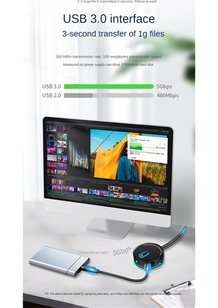 Bilgisayar Masaüstü Anahtarı Internet Cafe Evrensel Usb3.0 Ev Masaüstü Harici Güç Uzatma Düğmesi, Iç USB Ses Yok (Yurt Dışından)