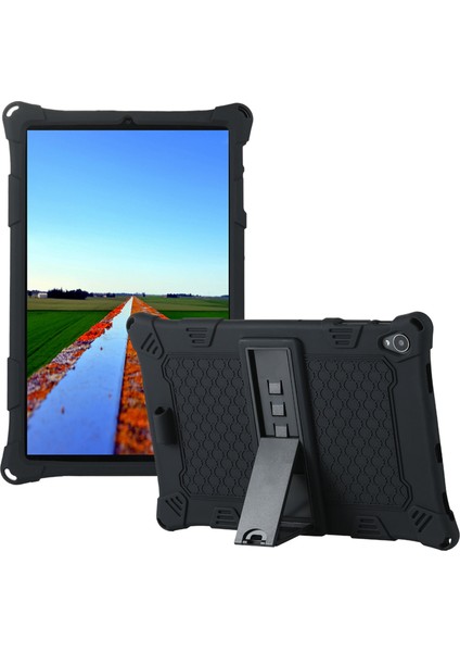 IPLAY40H IPLAY40 IPLAY40PRO Için Silikon Kılıf 10.4 Inç Düşme Önleyici Tablet Kılıfı Kalemli Tablet Standı (B) (Yurt Dışından)