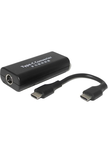 Dizüstü Bilgisayar Güç Jak Konnektörü Dc Güç Adaptörü Dönüştürücü 7.4x5.0mm Dişi Dizüstü Bilgisayar Için USB C Tipi Jak Dönüştürücü (Yurt Dışından)