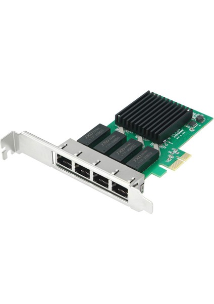 4 Port Ağ Kartı Pcı Express X1 To RJ45 RTL8111H Çip 10/100/1000 Mbps Gigabit Ethernet Lan Kartı Pc Masaüstü Için (Yurt Dışından)