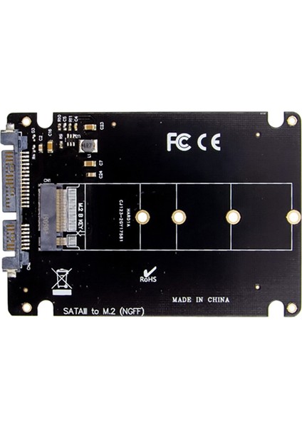 Sata'dan M.2 Ngff SSD Adaptör Kartına Sata'dan M.2 Anahtar B Adaptör Genişletme Kartı Pc Laptop Için (Yurt Dışından)