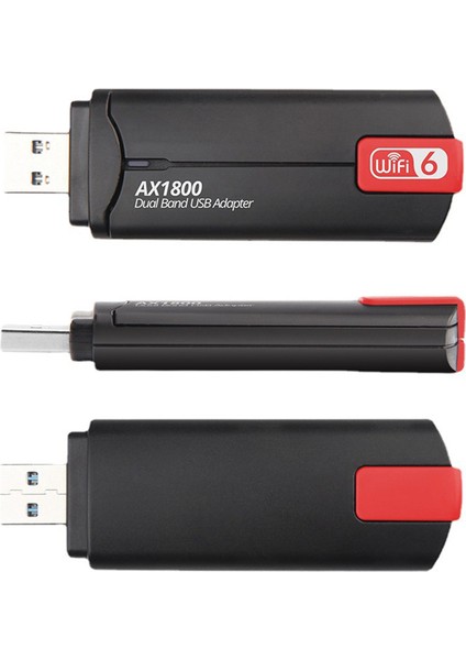 1800MBPS Wifi 6 USB 3.0 Adaptörü 2.4g 5.8g Wifi6 Dongle Ağ Kartı Desteği Win 7 10 11 Pc (Yurt Dışından)
