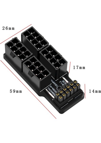 Rtx 4090 4080 Grafik Kartı Atx3.0 4X8PIN 12+4pin Güç Adaptörü 180 Derece Açılı Konnektör Güç Uzatma Kablosu Için, B (Yurt Dışından) fırsatları