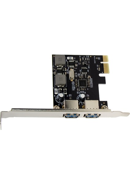Pcı-E NEC720202 Çift Bağlantı Noktalı USB 3.0 Süper Yüksek Hızlı Genişletme Kartı 5V/3A/PORT Kendinden Güç Alan Pc Için (Yurt Dışından)