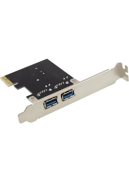 Pcı-E NEC720202 Çift Bağlantı Noktalı USB 3.0 Süper Yüksek Hızlı Genişletme Kartı 5V/3A/PORT Kendinden Güç Alan Pc Için (Yurt Dışından)