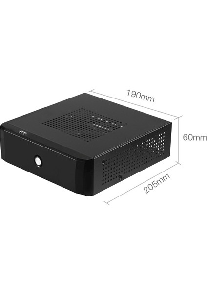 Masaüstü Güç Kaynağı Oyun Htpc Host Ofis Ev 2.0 USB Mini Itx Radyatör Delikli Bilgisayar Kasası Pratik Yatay Şasi M01 (Yurt Dışından)