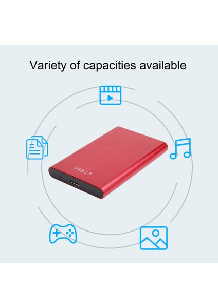 120 GB Harici Sabit Disk HDD 2.5 Inç Taşınabilir Usb3.0 Masaüstü Pc Laptop Için Harici Mobil Sabit Disk Depolama Kırmızı (Yurt Dışından) fiyatları