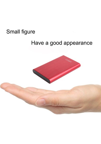 120 GB Harici Sabit Disk HDD 2.5 Inç Taşınabilir Usb3.0 Masaüstü Pc Laptop Için Harici Mobil Sabit Disk Depolama Kırmızı (Yurt Dışından) fırsatları