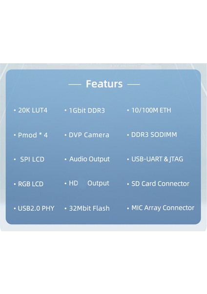 Tang Primer 20K Çekirdek Kurulu 128M Ddr3 Gowın GW2A Fpga Çekirdek Kurulu Minimum Sistem Için (Yurt Dışından)