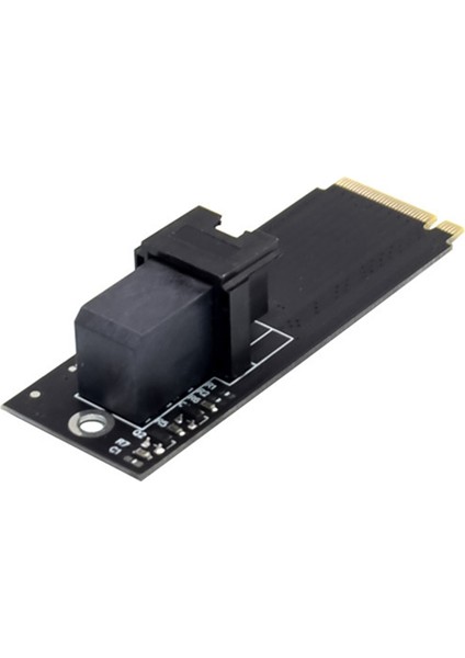 M.2 - U.2 SFF8643 Nvme SSD Genişletme Kartı Tek Bağlantı Noktalı SFF8643 Katı Hal Sürücü Dönüşüm Kartı M.2 Yükseltici Kart (Yurt Dışından) modelleri