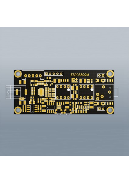 ES9038Q2M Kod Çözme Kartı I2S Giriş Asenkron USB Modülü Kod Çözücüler DSD512 PCM768KHZ ES9038Q2M Kod Çözme Kartı (Yurt Dışından)