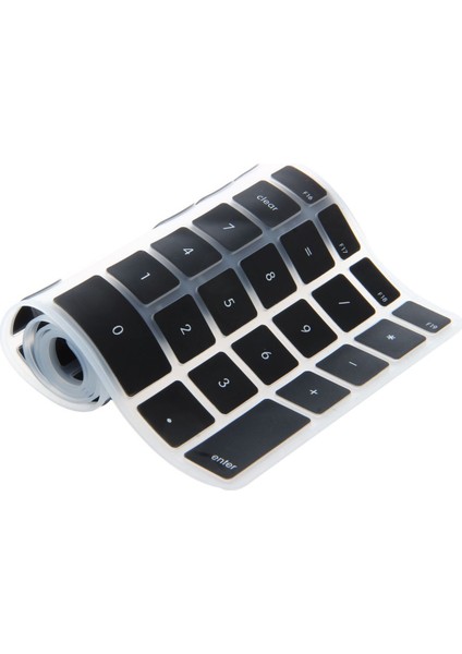 Siyah Için Sayısal Tuş Takımlı Silikon Ince Klavye Kılıfı Koruyucu (Yurt Dışından) fırsatları