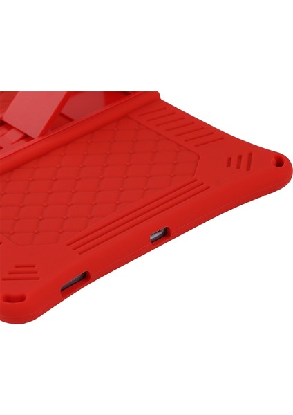 Galaxy Tab S6 Lite Için Tablet Kılıfı Silikon Kılıf Ofis Ev Için Kapasitör Kalemli Tablet Standı (Pembe) (Yurt Dışından)