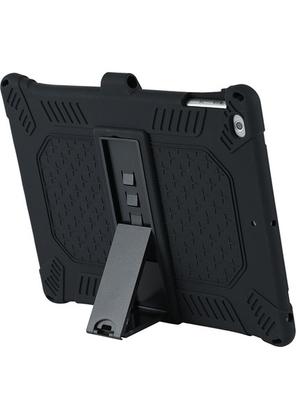 9.7 Inç Evrensel Silikon Koruyucu Kılıf Için Tablet Kılıfı Ofis Ev Için Kondansatör Kalemli Tablet Standı (Siyah) (Yurt Dışından)