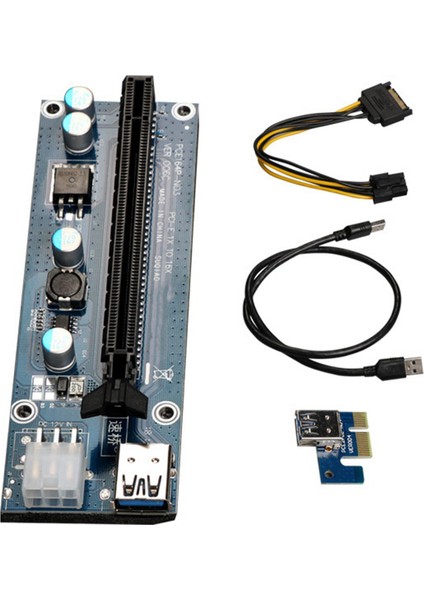 Pcıe 1x - Pcıe X16 Genişletme Kartı Yükseltici Kart Usb3.0 Grafik Kartı Özel Pcıe Uzatma Kablosu Adaptör Kartı (Yurt Dışından)