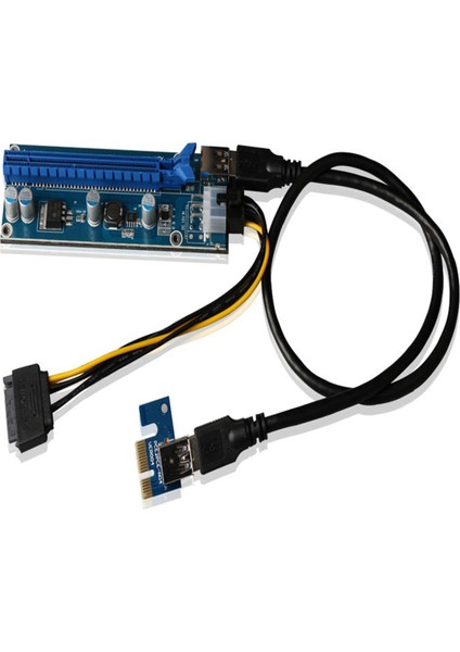 Pcıe 1x - Pcıe X16 Genişletme Kartı Yükseltici Kart Usb3.0 Grafik Kartı Özel Pcıe Uzatma Kablosu Adaptör Kartı (Yurt Dışından)