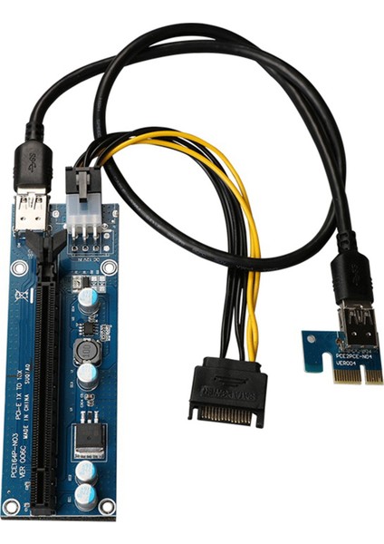 Pcıe 1x - Pcıe X16 Genişletme Kartı Yükseltici Kart Usb3.0 Grafik Kartı Özel Pcıe Uzatma Kablosu Adaptör Kartı (Yurt Dışından)