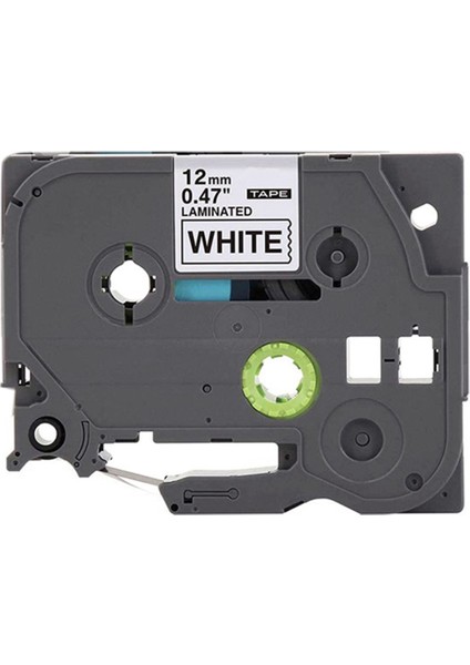 Adet 12MM 0.47 Beyaz Bant Siyah Şerit Beyaz Arka Plan Üzerinde Yazıcı Etiket Bant Şerit ile Uyumlu TZ231 (Yurt Dışından) fiyatları