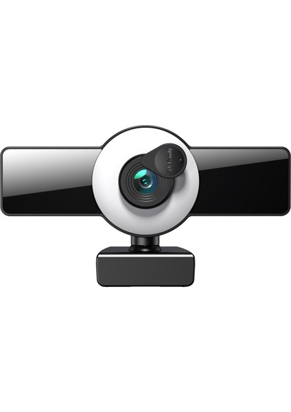 Mikrofon Dolgu Işığı ile USB Web Kamerası Hd Otomatik Odaklama Geniş Açı Görüntülü Arama Windows Için Çevrimiçi Toplantı Yayını, 2k (Yurt Dışından)