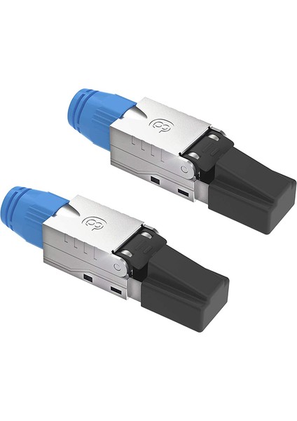 Cat8 RJ45 Konektörü Kurulum Kablosu Için Aletsiz Cat8 CAT7A Cat7 CAT6A Ağ Fişi Sahaya Hazır Korumalı 40 Gbps (Yurt Dışından)