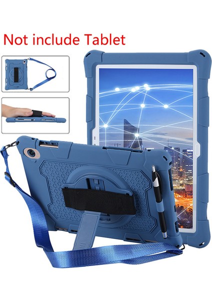 10.8 Inç Tablet Için Tablet Kılıfı Silikon Kılıf Ofis Için Kalemli ve Askılı Ayarlanabilir Tablet Standı (I) (Yurt Dışından)