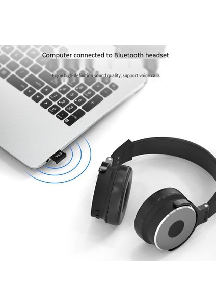 Bluetooth Ses Alıcısı USB Bluetooth 5.0 Bluetooth Adaptörü Masaüstü Bilgisayar Sürücüsü Ücretsiz CD (Yurt Dışından)