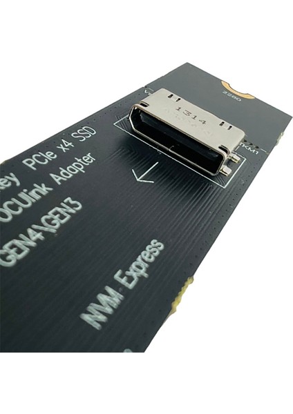 M.2 M-Key Pcıe X4 Ssd'den U.2 Oculink SFF-8612 Adaptörüne Gen4/gen3, 2,5 Inç Nvme U.2(Sff 8639)SSD Pcı-E Ngff Yükseltici Kart (Yurt Dışından)