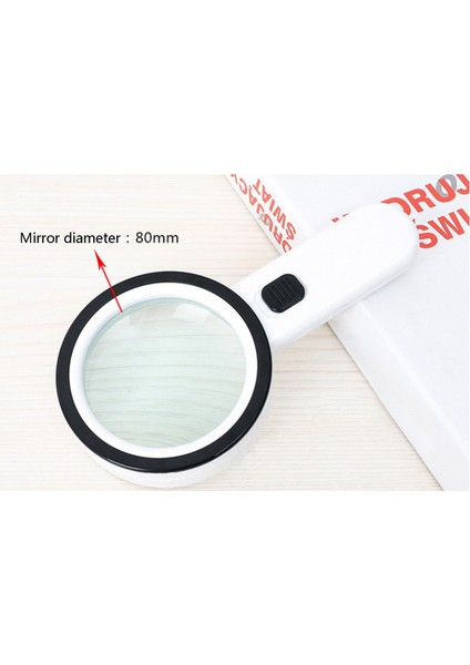 Kitap Okumak Için LED Işık Büyüteçli 30 Kez Çift Optik Cam Lens (Yurt Dışından) indirimleri