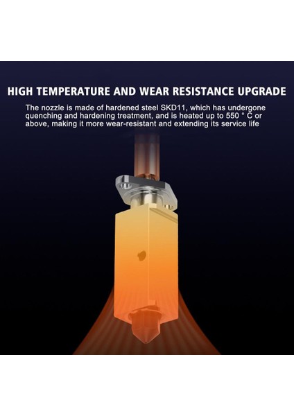 X1 ve P1P Yazıcı Için Yükseltilmiş 3D Ekstrüzyon Kafası Isıtma Çubuğu ile Sıcak Uçlu Cht Nozul Termistörü (Yurt Dışından) modelleri