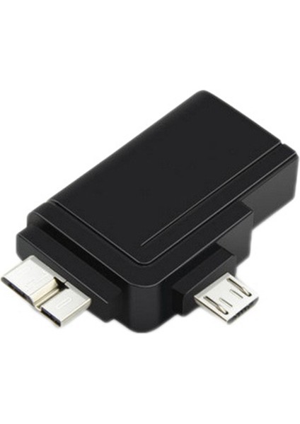 Micro-Usb3.0/2.0 Adaptör Yarı Konnektör 2'si 1 Arada Otg Adaptör ve Cep Telefonları ve Tabletler (Yurt Dışından)