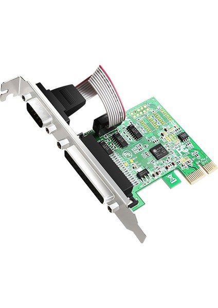 Pci-E Seri ve Paralel Kart, Pcıe'den Com RS232'YE 1 Seri Bağlantı Noktası Masaüstü Bilgisayarlar Için 1 Paralel Bağlantı Noktası Adaptör Kartı (Yurt Dışından) fiyatları