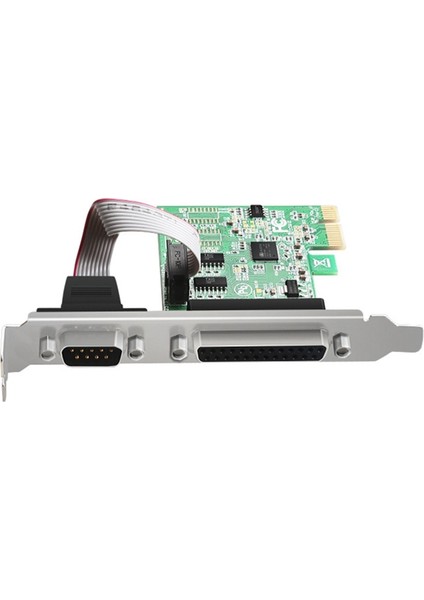 Pci-E Seri ve Paralel Kart, Pcıe'den Com RS232'YE 1 Seri Bağlantı Noktası Masaüstü Bilgisayarlar Için 1 Paralel Bağlantı Noktası Adaptör Kartı (Yurt Dışından) modelleri