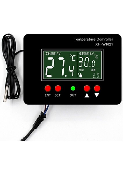 Sabit Sıcaklık Kontrol Cihazı 12V-24V Evrensel NTC10K Su Geçirmez Prob Dijital Sıcaklık Kontrol Cihazı (Yurt Dışından)