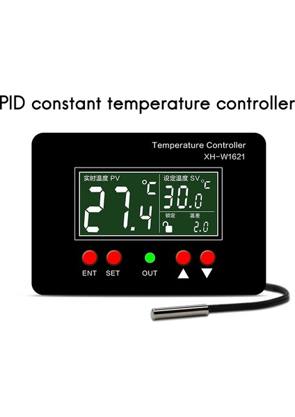 Sabit Sıcaklık Kontrol Cihazı 12V-24V Evrensel NTC10K Su Geçirmez Prob Dijital Sıcaklık Kontrol Cihazı (Yurt Dışından)