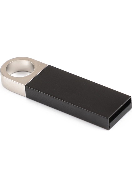 Metal USB 2.0 Flash Sürücü Pen Drive Pendrive USB Stick Flash Sürücü Thumb Drive Circle Gümüş+Siyah (64GB) (Yurt Dışından) fiyatları