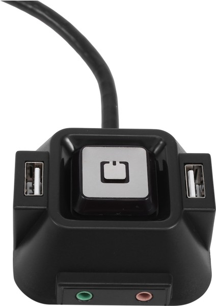 Masaüstü Bilgisayar Kasası Anahtarı, Çift USB Bağlantı Noktalı HDD Düğme Anahtarını Sıfırla, Güç Düğmesi, Masaüstü Bilgisayar Kasası Için Ses Bağlantı Noktaları (Yurt Dışından) fiyatları