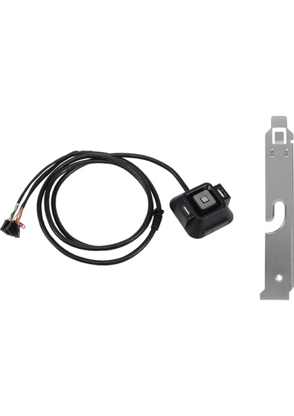 Masaüstü Bilgisayar Kasası Anahtarı, Çift USB Bağlantı Noktalı HDD Düğme Anahtarını Sıfırla, Güç Düğmesi, Masaüstü Bilgisayar Kasası Için Ses Bağlantı Noktaları (Yurt Dışından) fırsatları