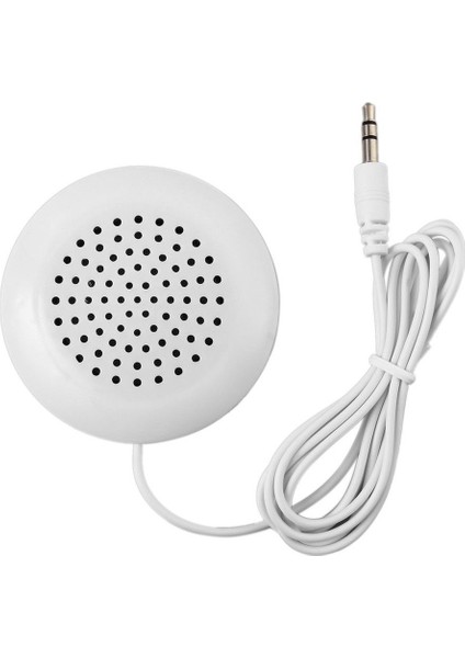 Mini Beyaz 3 5mm Yastık Hoparlör CD Radyo Mp3 Çalar Için (Yurt Dışından)
