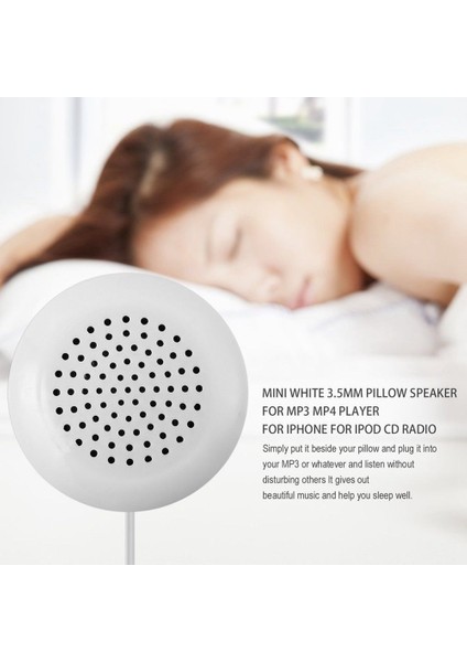Mini Beyaz 3 5mm Yastık Hoparlör CD Radyo Mp3 Çalar Için (Yurt Dışından) modelleri
