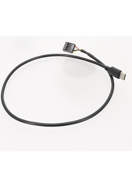 2 Adet USB 9pin USB Tip C Kablo Bilgisayar Anakartı Için Usbc Ikincil Ekran Pc LCD Ekran 9pin USB Kablosu Adaptörü (Yurt Dışından)